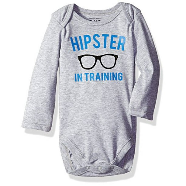 New The Children's Place Boy's Long Sleeve Bodysuit Shirt Top 0-3-6-9-12-18 New The Children's Place Boy's Long Sleeve Bodysuit Shirt Top 0-3-6-9-12-18